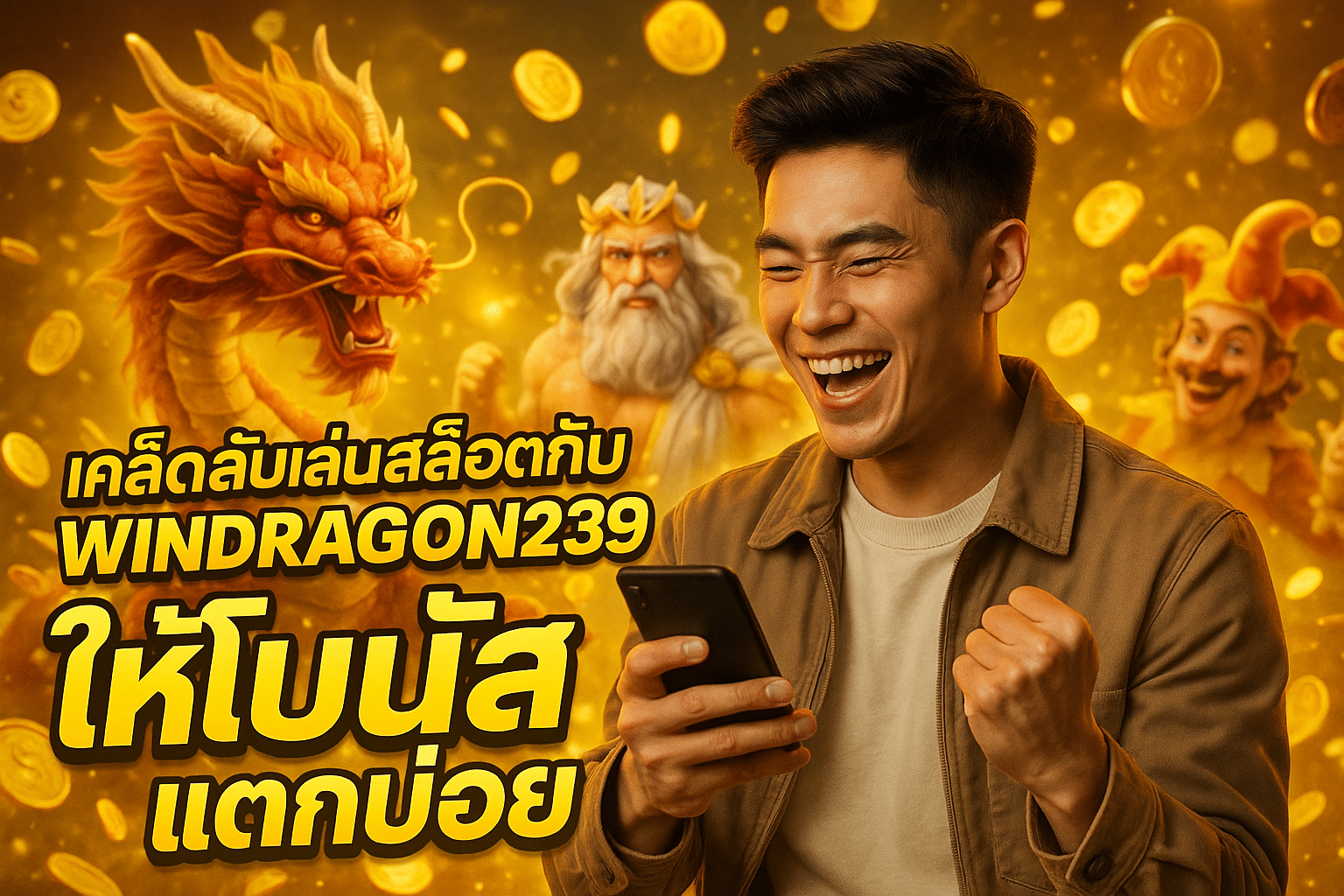 เคล็ดลับเล่นสล็อตกับ WINDRAGON239 ให้โบนัสแตกบ่อย