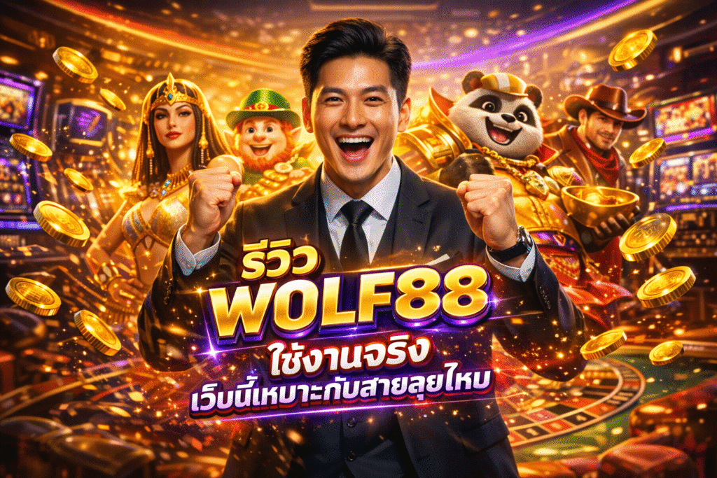 รีวิว WOLF88 ใช้งานจริง เว็บนี้เหมาะกับสายลุยไหม