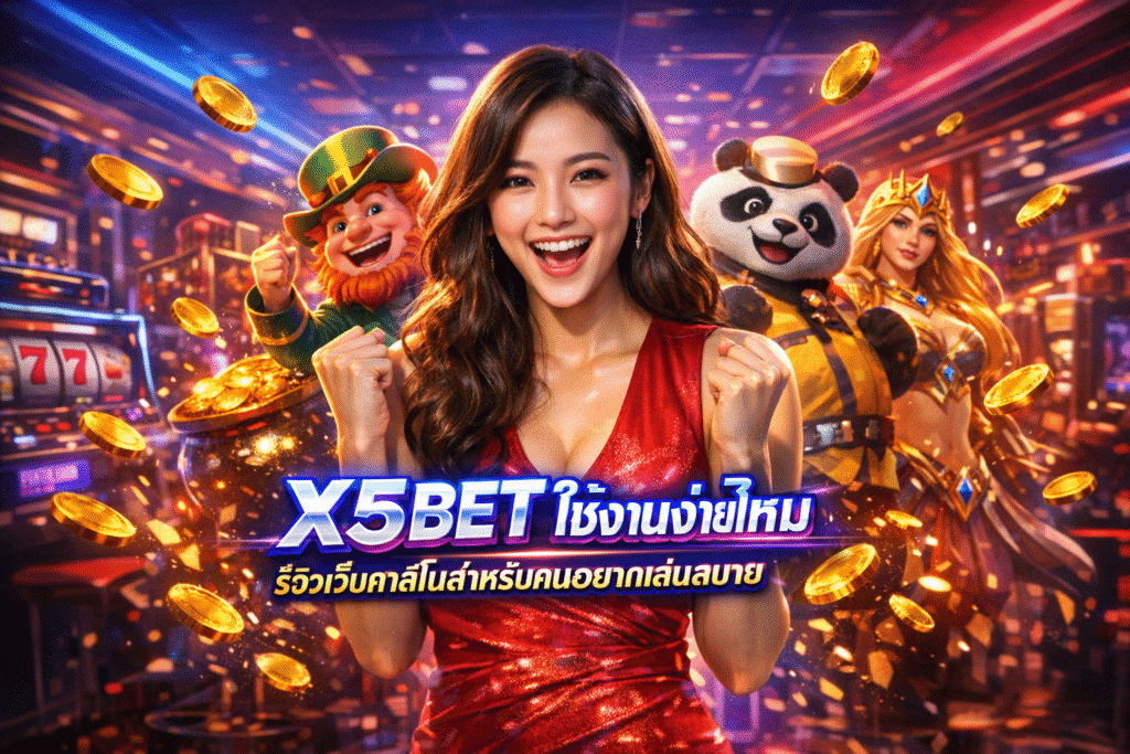 X5BET ใช้งานง่ายไหม รีวิวเว็บคาสิโนสำหรับคนอยากเล่นสบาย